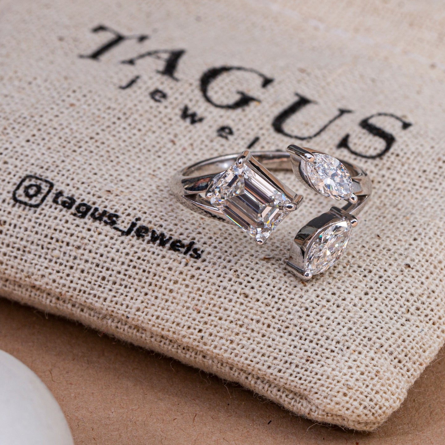 The Trinity Bypass Diamond Ring.