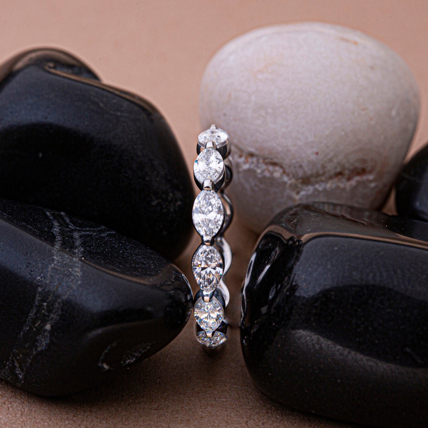 Marquise Éclat Eternity Band.