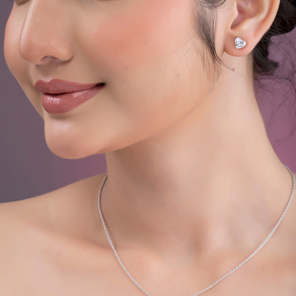 Solitaire Diamond Earrings