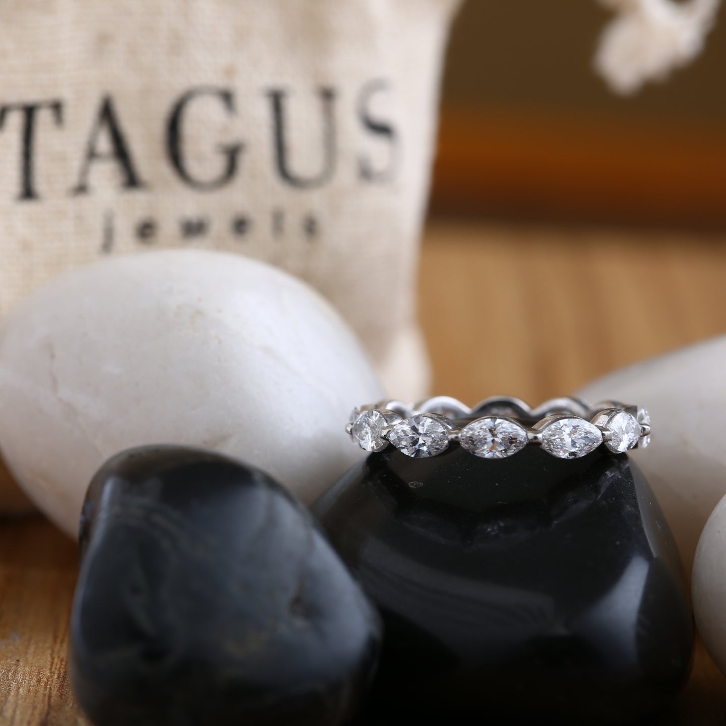 Marquise Éclat Eternity Band.