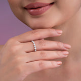 Lumière Round Eternity Band.