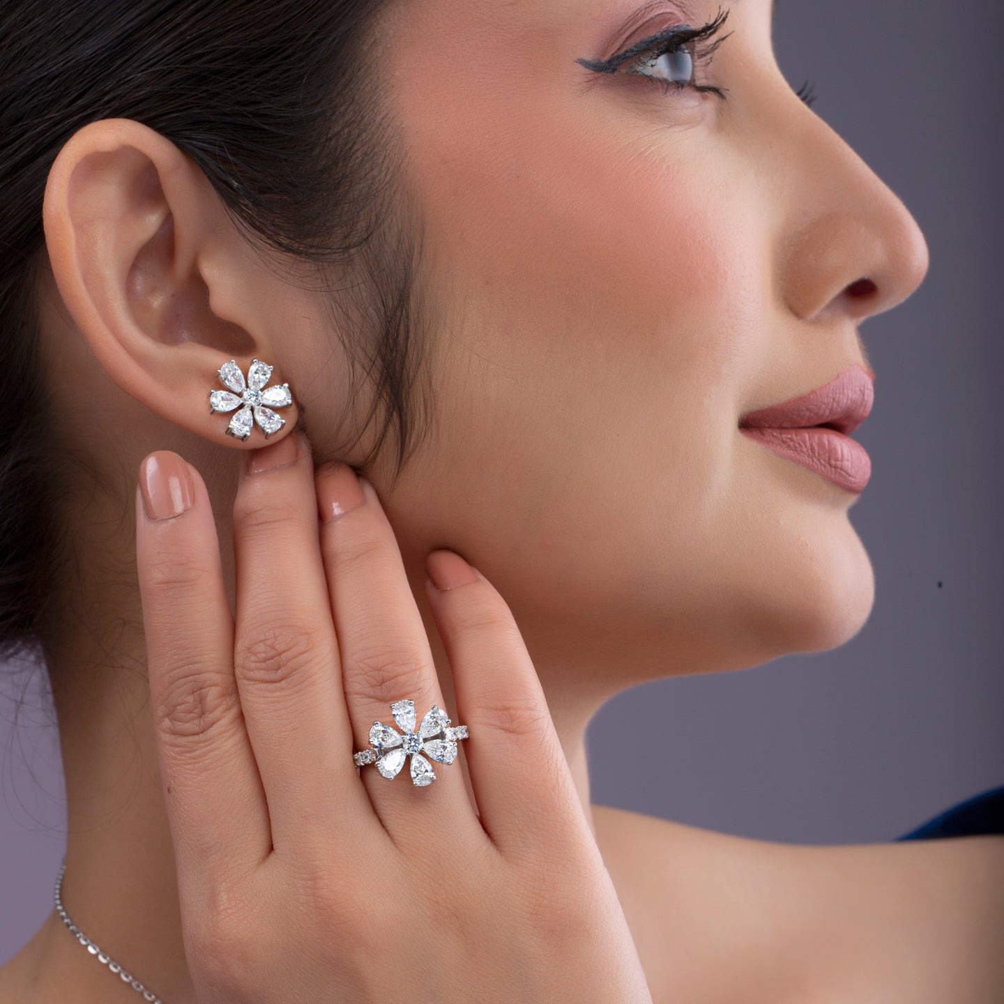 TAGUS PLUMERIA RING "FLORA".