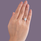 Asscher Cut Halo Diamond Ring.