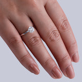 Round Brilliant Solitaire Diamond Ring.