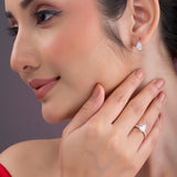 Pear Shape Diamond Ring.