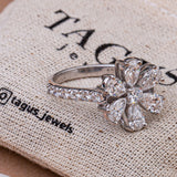 TAGUS PLUMERIA RING "FLORA".