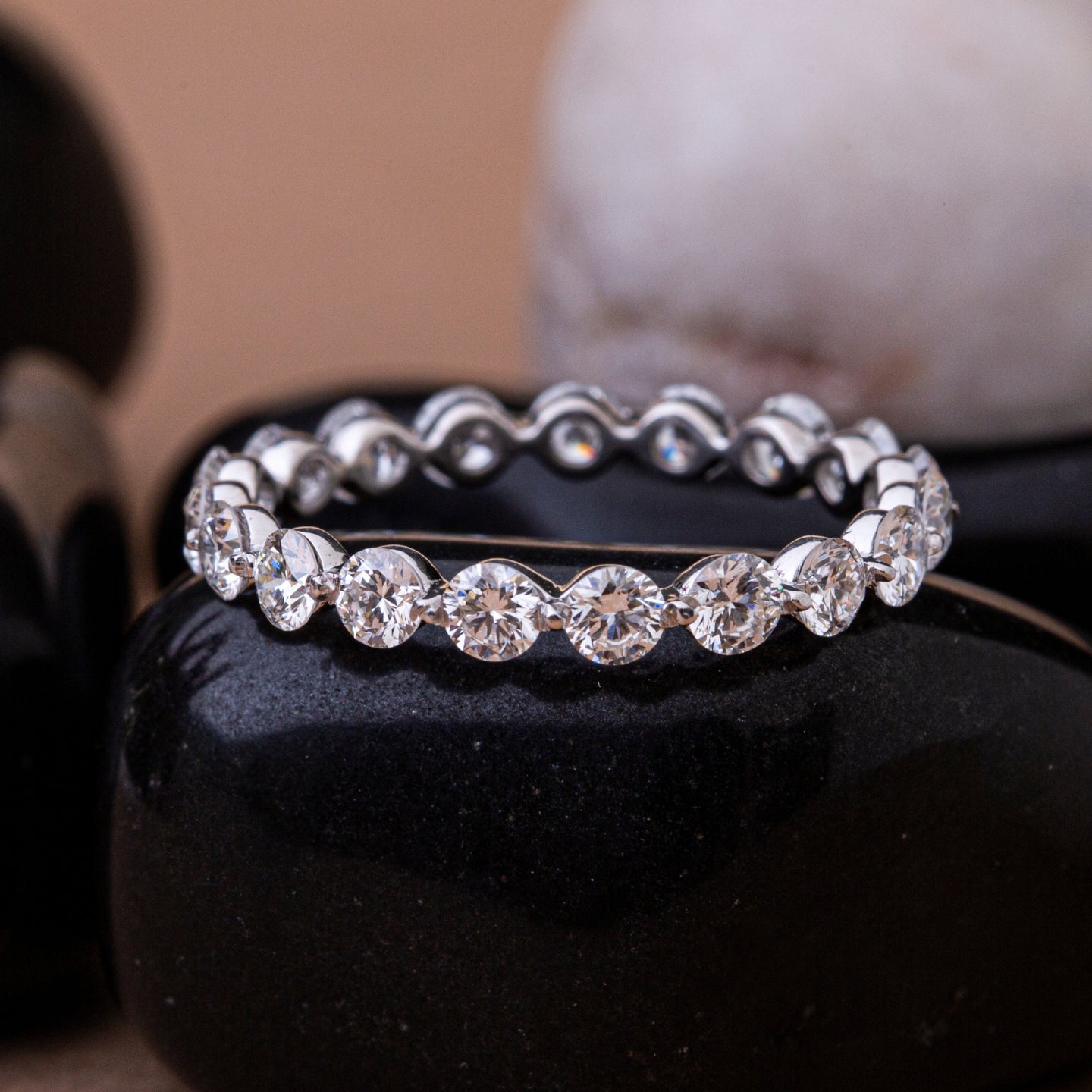 Lumière Round Eternity Band.