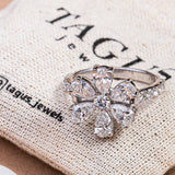 TAGUS PLUMERIA RING "FLORA".