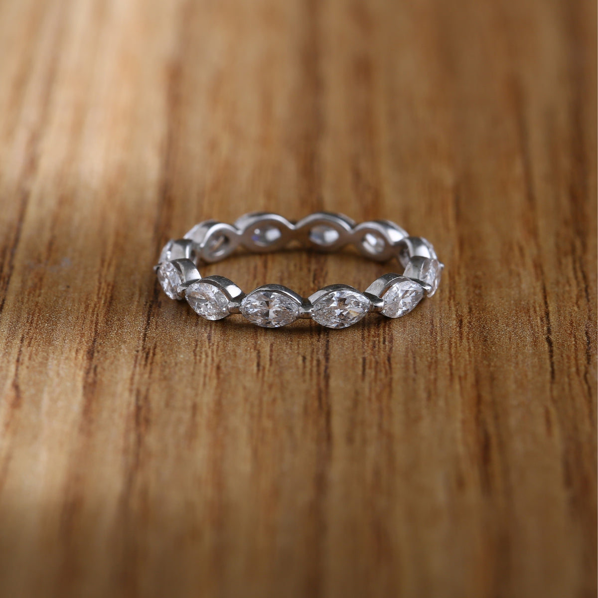 Marquise Éclat Eternity Band.