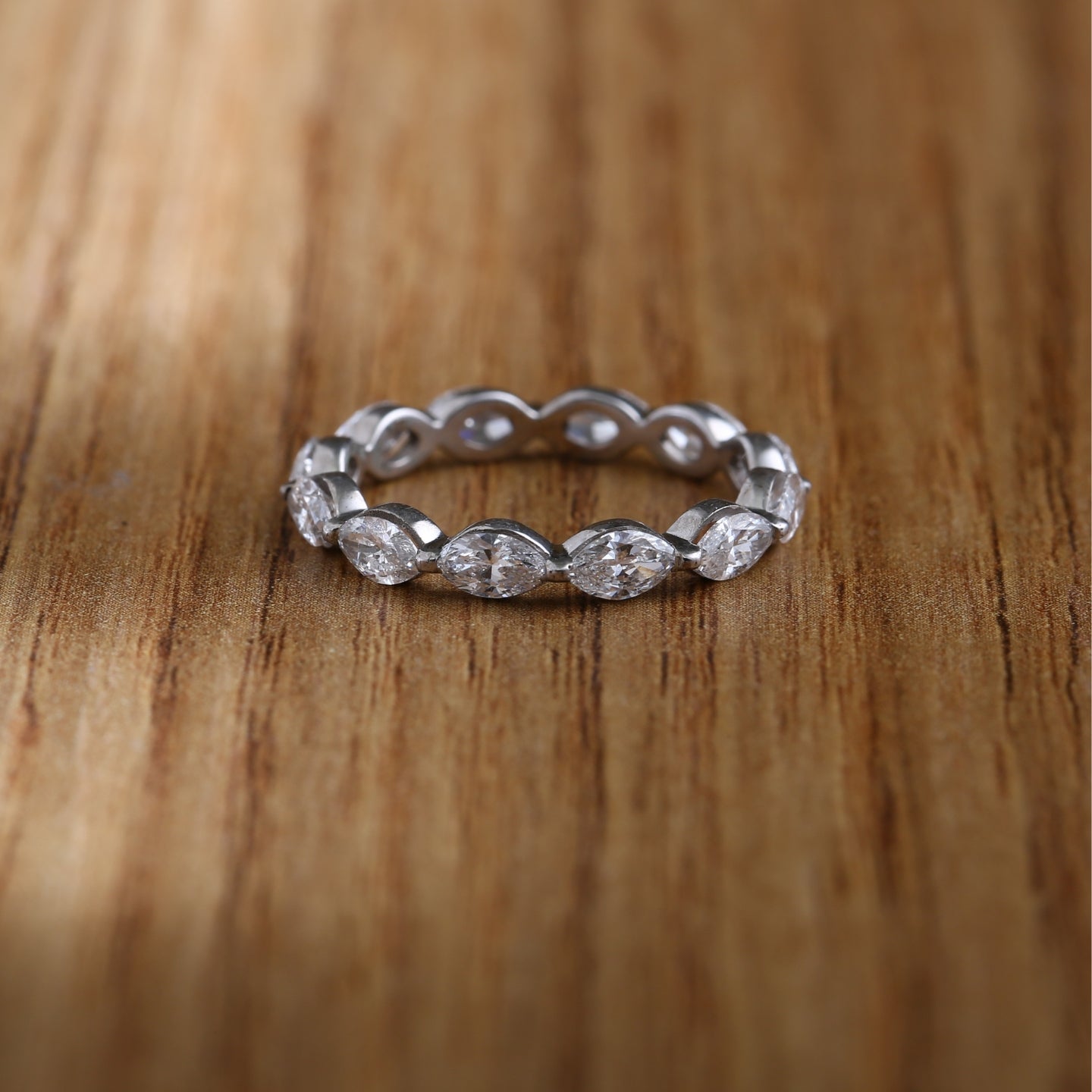 Marquise Éclat Eternity Band.