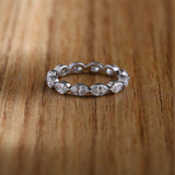 Marquise Éclat Eternity Band.