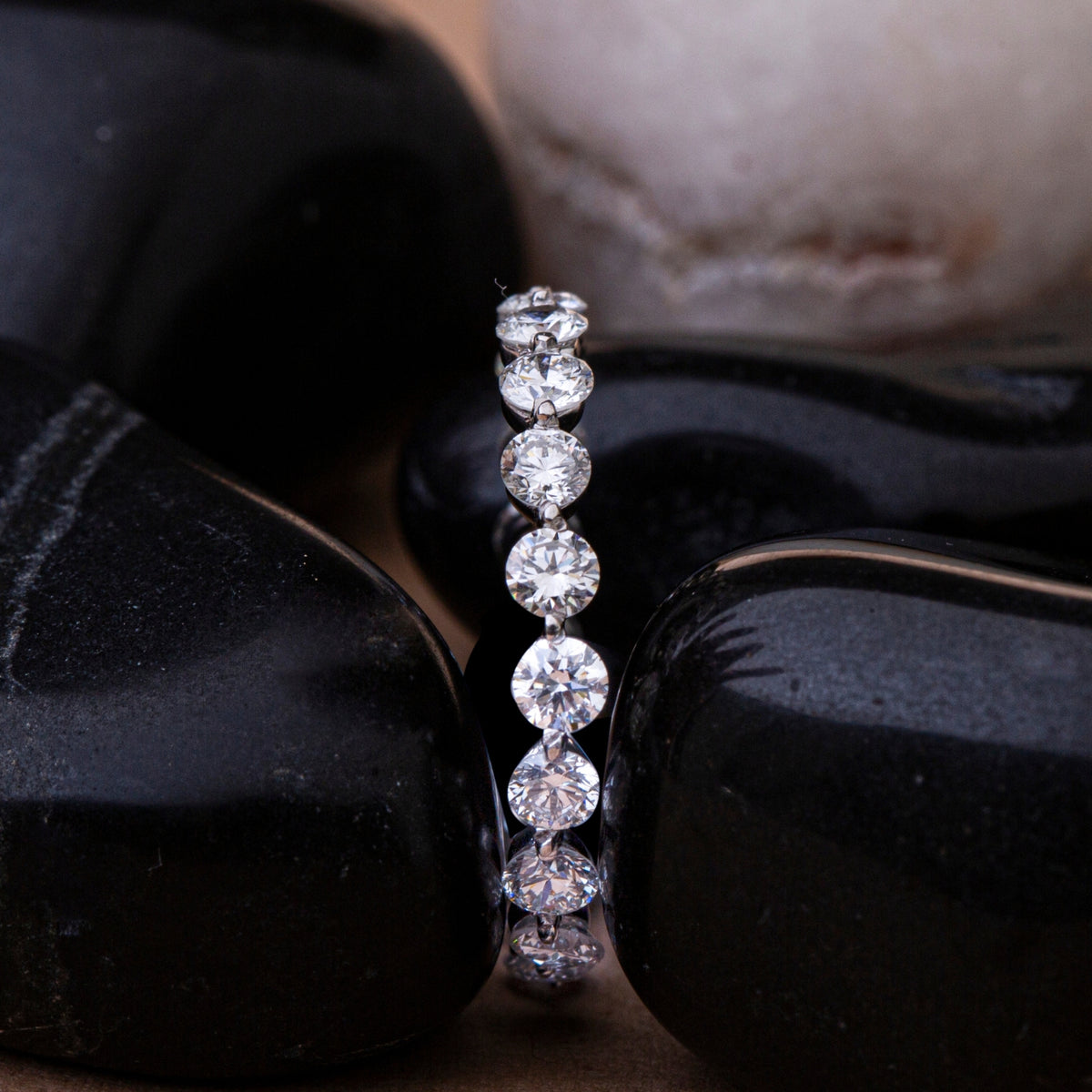 Lumière Round Eternity Band.
