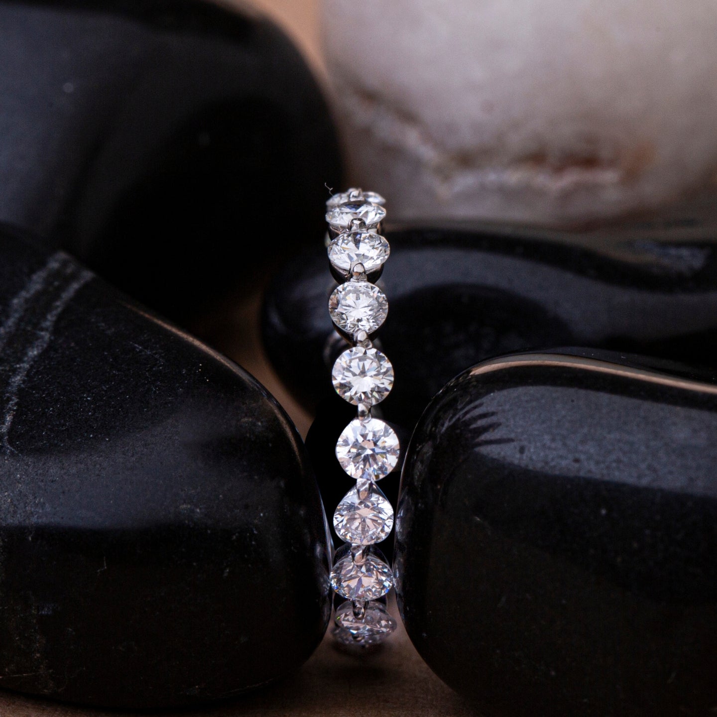 Lumière Round Eternity Band.