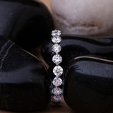 Lumière Round Eternity Band.